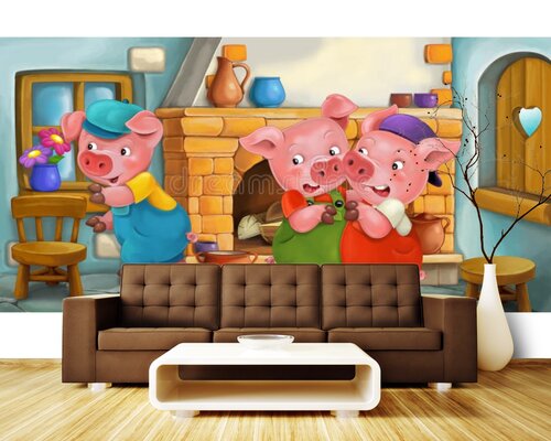 Сказка Три поросенка Сказка Три поросенка