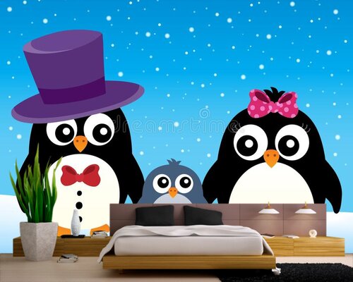 Семья пингвинов Семья пингвинов