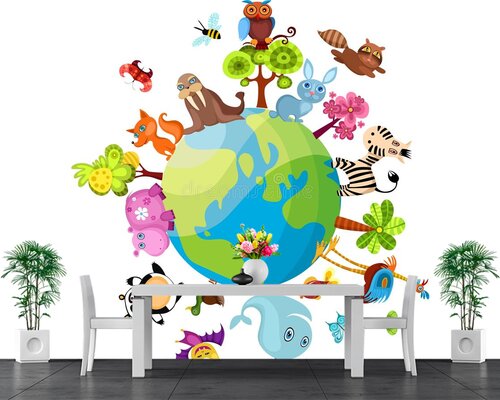 Животные на земном шарике Животные на земном шарике