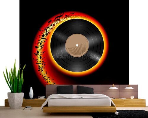 Взлетающий виниловый диск Взлетающий виниловый диск