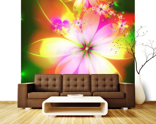 Иллюминация: яркий цветок Иллюминация: яркий цветок