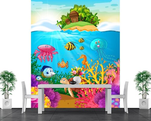 Нарисованный подводный мир Нарисованный подводный мир