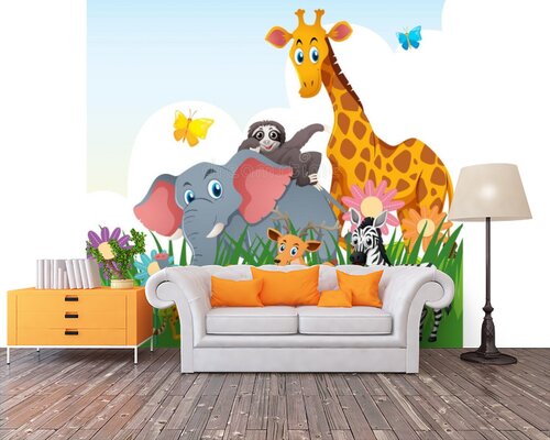 Веселые зверята из джунглей Веселые зверята из джунглей