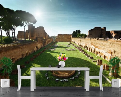 Руины древнего стадиона Руины древнего стадиона