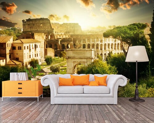 Рисунок с Римским Колизеем Рисунок с Римским Колизеем