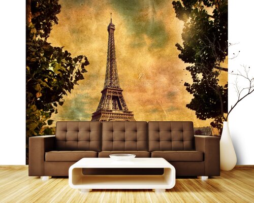 Ретро фото Эйфелевой башни Ретро фото Эйфелевой башни