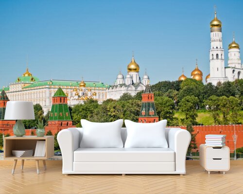 Кремлевская стена вид с Москвы-реки Кремлевская стена вид с Москвы-реки