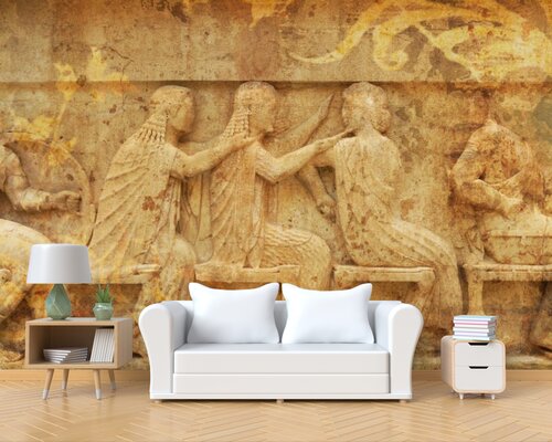 Старинные фрески на стене Старинные фрески на стене