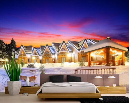 Заснеженный шале Заснеженный шале