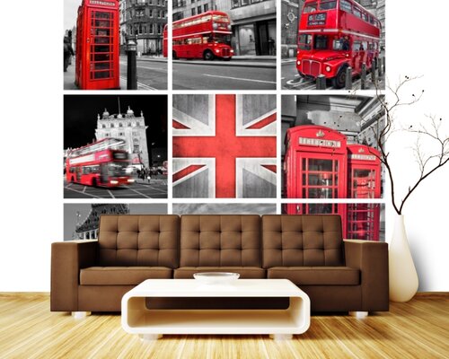 Коллаж из лондонских открыток Коллаж из лондонских открыток