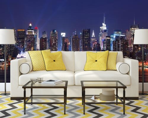 Нью-Йорк в ночных огнях Нью-Йорк в ночных огнях