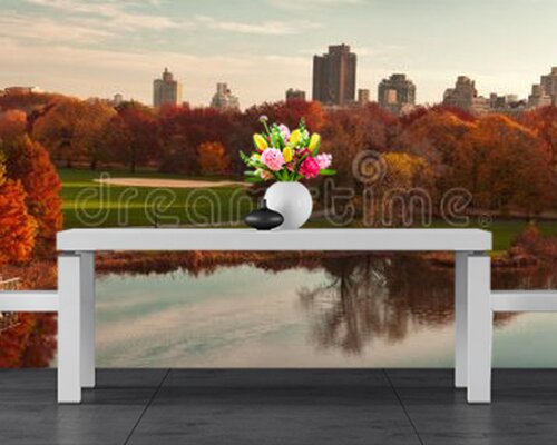 Осенний Центральный парк Нью-Йорка Осенний Центральный парк Нью-Йорка