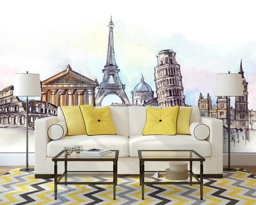 Коллаж достопримечательностей Коллаж достопримечательностей