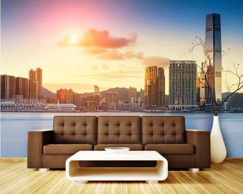 Рассвет в огромном городе Рассвет в огромном городе