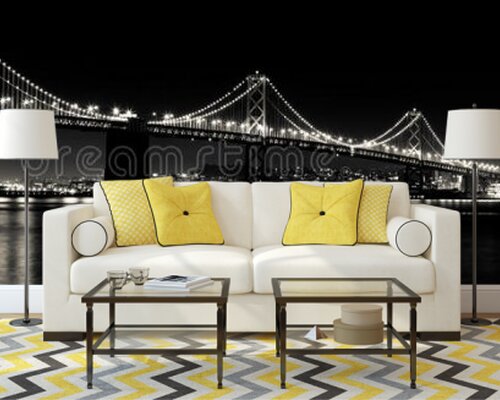 Ночной мост в Сан-Франциско Ночной мост в Сан-Франциско