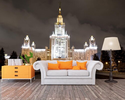 Здание с подсветкой Здание с подсветкой