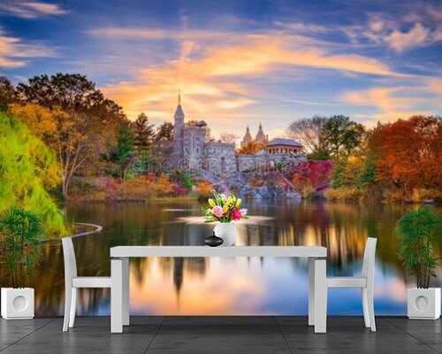 Замок Бельведер в центральном парке, Нью-Йорк Замок Бельведер в центральном парке, Нью-Йорк