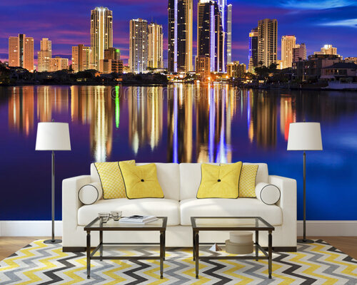 Город в отражении реки Город в отражении реки