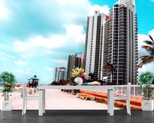 Высотка и пляж Высотка и пляж