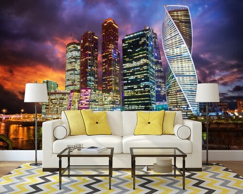 Ночной Москва-сити Ночной Москва-сити