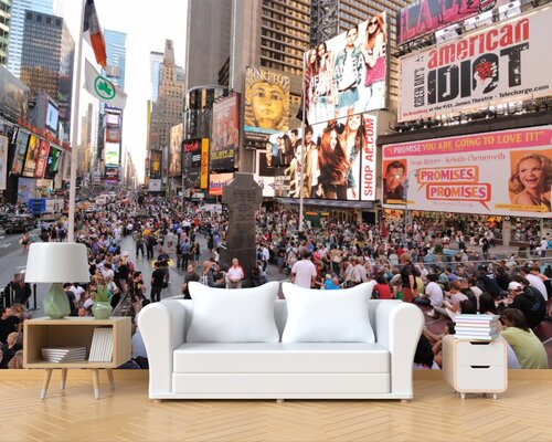 Толпа в городе Толпа в городе