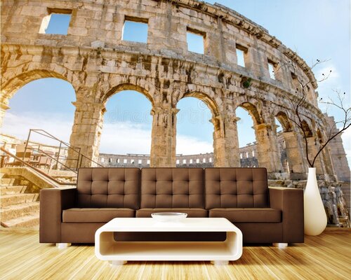 Древний римский амфитеатр в городе Пула в Хорватии Древний римский амфитеатр в городе Пула в Хорватии