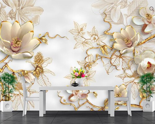 3D Ветки нежных цветов 3D Ветки нежных цветов