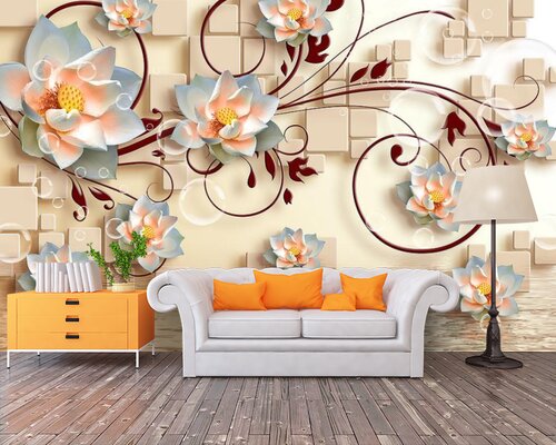 3D Изысканный лотос 3D Изысканный лотос