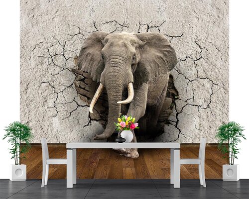 3D Африканский слон 3D Африканский слон