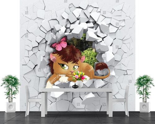 3D Львенок- разрушитель стен 3D Львенок- разрушитель стен