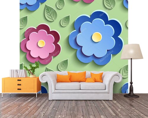 3D Абстракция полевые цветы 3D Абстракция полевые цветы