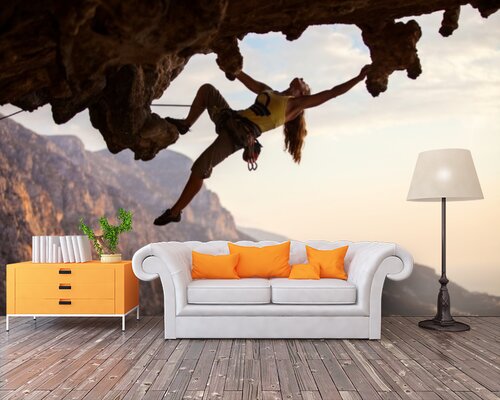 Человек-паук на скале Человек-паук на скале