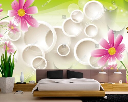 3D Очаровательные цветы 3D Очаровательные цветы