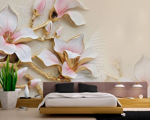 3D Магнолии в керамике 3D Магнолии в керамике