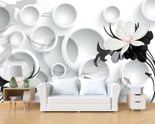 3D Абстракция с магнолиями 3D Абстракция с магнолиями