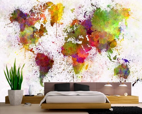 Абстрактная карта мира Абстрактная карта мира