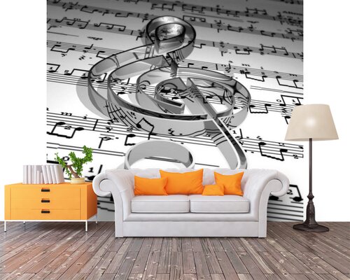 Металлический скрипичный ключ Металлический скрипичный ключ