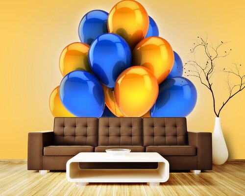 Синие и золотые шары Синие и золотые шары