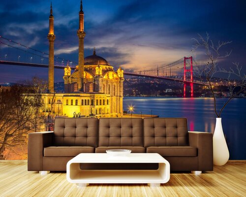 Стамбул, ночь мечеть Ортакёй Стамбул, ночь мечеть Ортакёй