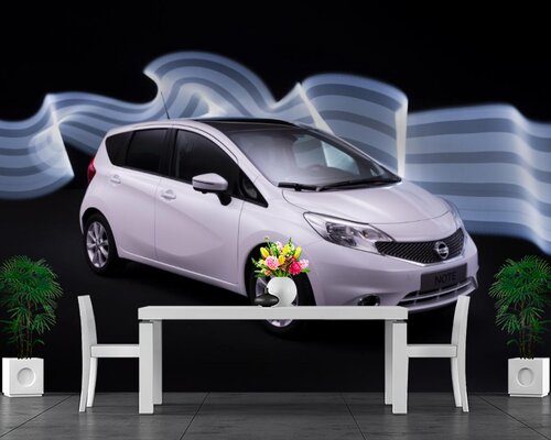 Белый Ниссан Ноут Белый Ниссан Ноут