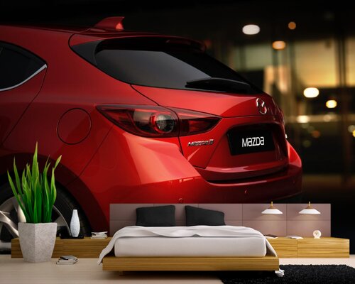 Красная Мазда 3 Красная Мазда 3