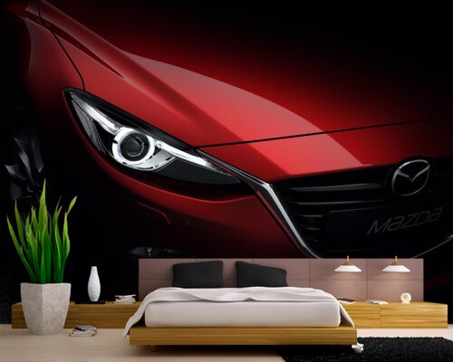 Красная Мазда Красная Мазда