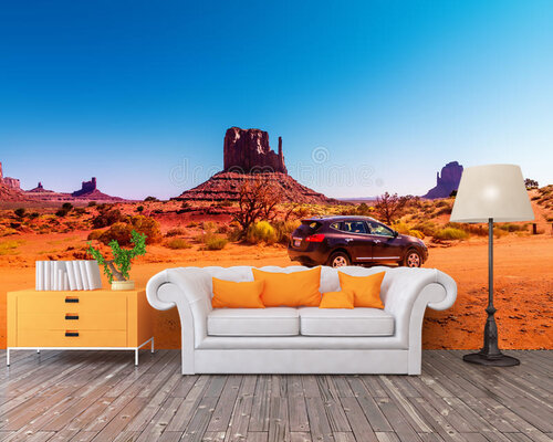 Черный джип в пустыне Черный джип в пустыне