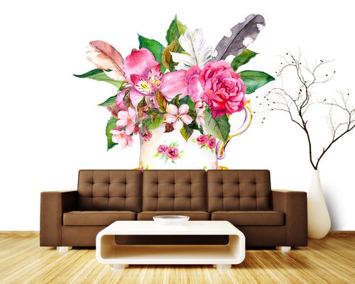 Чайная чашка с цветами Чайная чашка с цветами