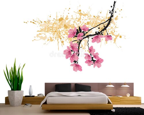 Цветущая веточка сирени Цветущая веточка сирени