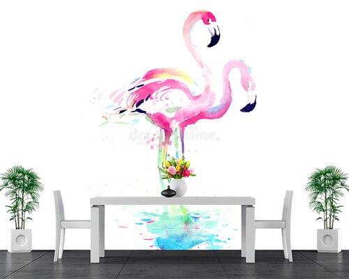 Два фламинго Два фламинго