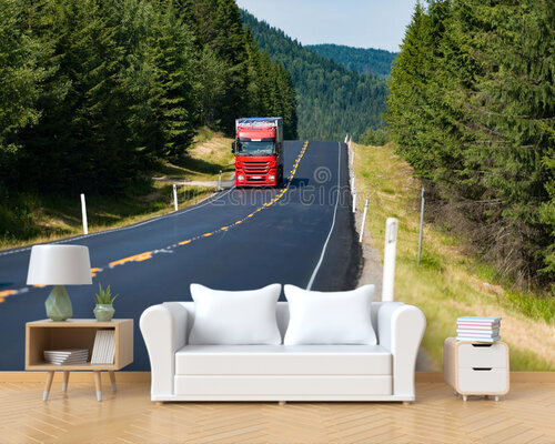 Фура на горной дороге Фура на горной дороге