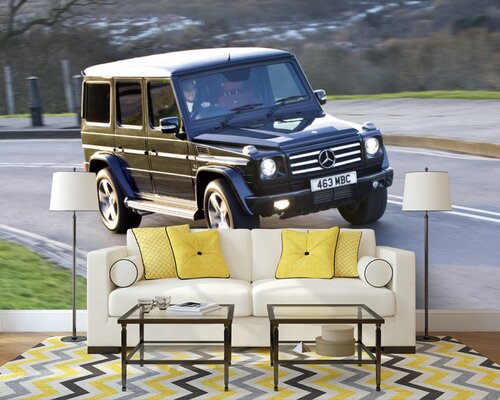 Черный Гелендваген в пути Черный Гелендваген в пути