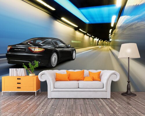 Скорость в тоннеле на трассе Скорость в тоннеле на трассе