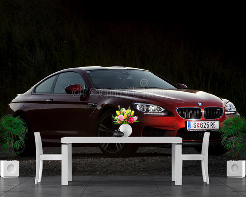 Красный БМВ М6 Красный БМВ М6